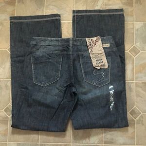 Silver Ariel Flare Jeans new
